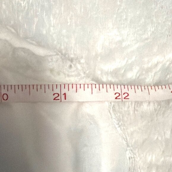 Sleeveless White Lace Trim Tank Top With Sheer Back Panel - Picture 5 of 6